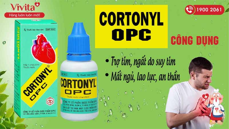 Công dụng thuốc Thành phần thuốc Cortonyl OPC