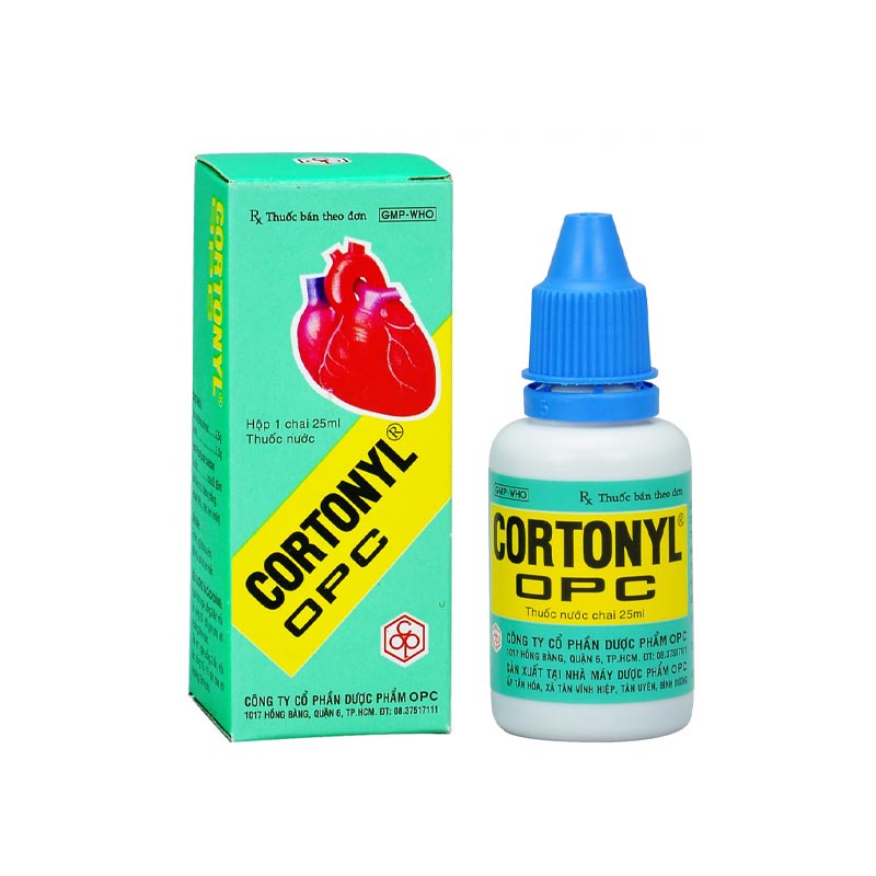 Thuốc trợ tim dạng nước Cortonyl OPC | Chai 25ml