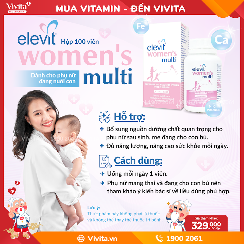 Vitamin Tổng Hợp Elevit Women's Mult
