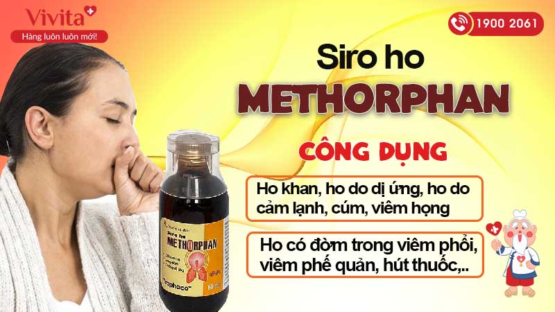 Công dụng của siro Methorphan
