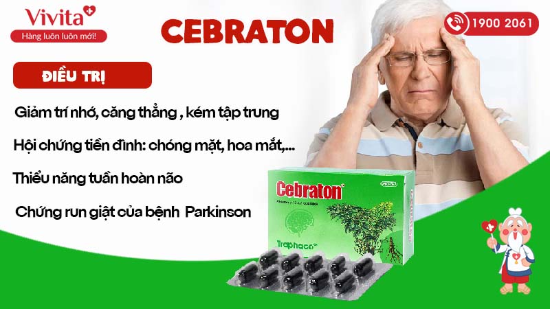 Công dụng của thuốc bổ não Cebraton