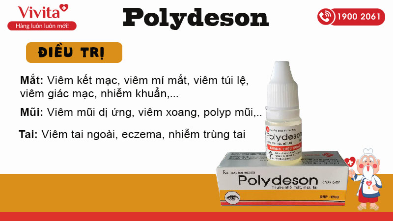 Công dụng của thuốc Polydeson