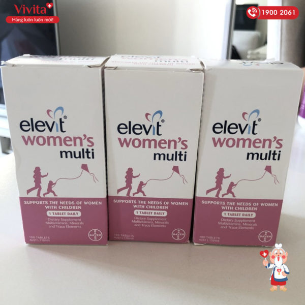 Elevit Women's Multi Bổ Sung Vitamin [MỚI 2024] Hộp 100 viên