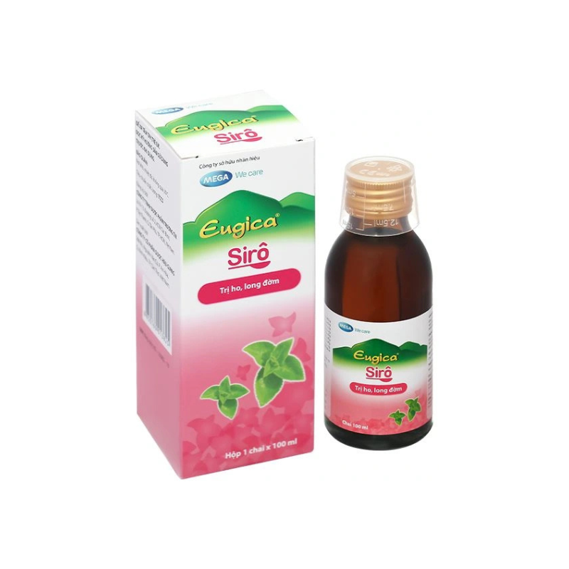 Siro ho Eugica | Hỗ trợ giảm ho, viêm họng (Chai 100ml)