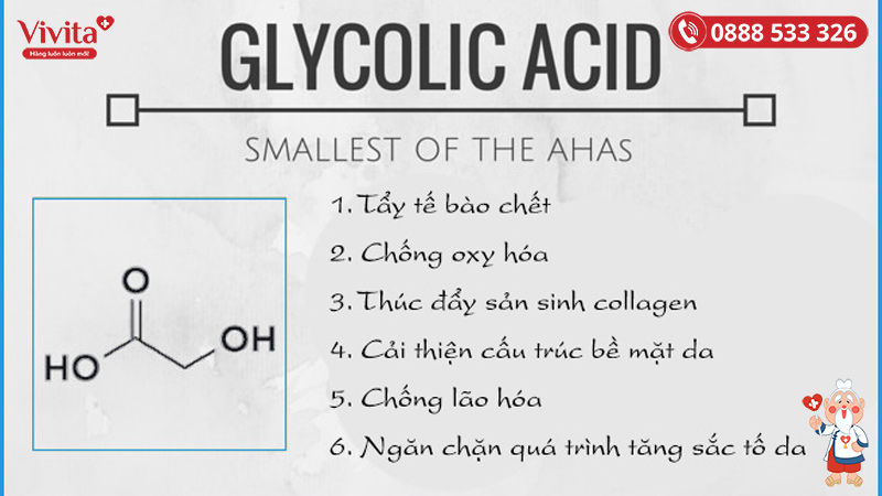 Công dụng của Acid glycolic