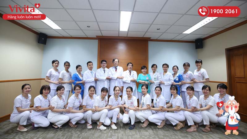 Đội ngũ nhân viên y tế khoa Hậu môn - Trực tràng của bệnh viện