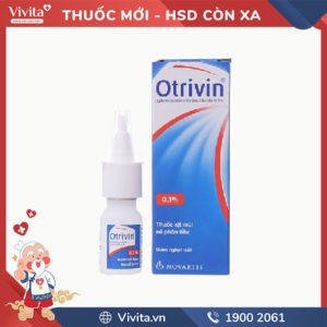 Thuốc xịt mũi giảm nghẹt mũi Otrivin 0.1%