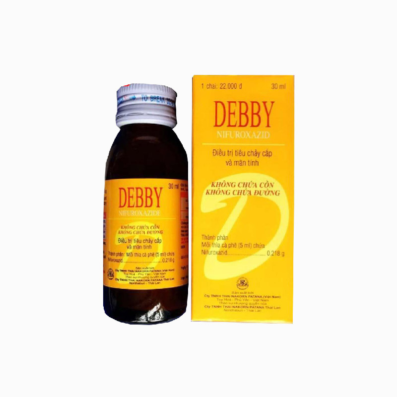 Siro trị tiêu chảy Debby | Chai 30ml