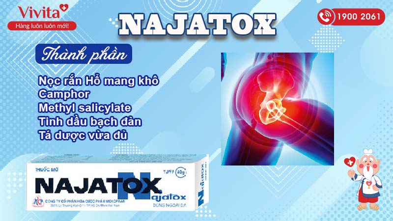 Thành phần của thuốc Najatox 