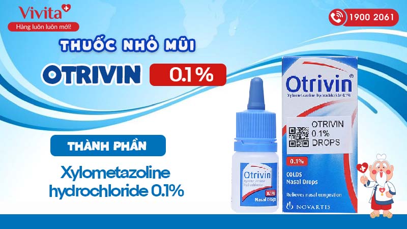 Thành phần của thuốc nhỏ mũi Otrivin 0.1%