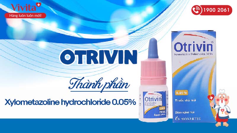 Thành phần của thuốc nhỏ mũi Otrivin 0.05%