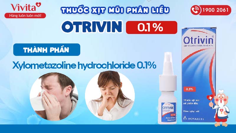 Thành phần của thuốc xịt mũi Otrivin 0.1%