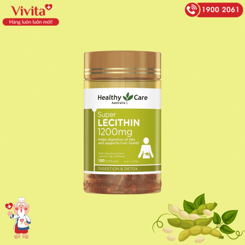 Với thành phần là lecithin từ mầm đậu nành, viên uống Healthy Care Super Lecithin mang đến nhiều công dụng cho phái nữ.