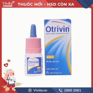Thuốc nhỏ mũi giảm nghẹt mũi Otrivin 0.05%