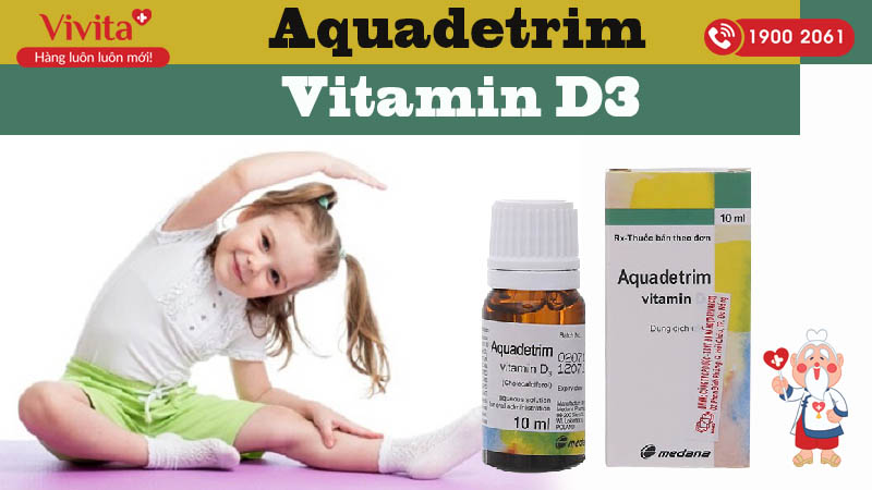 Thuốc bổ sung vitamin D Aquadetrim Vitamin D3