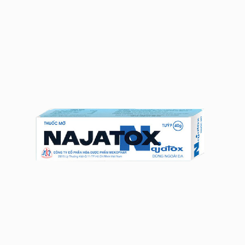 Thuốc mỡ bôi da giảm đau Najatox | Tuýp 40g