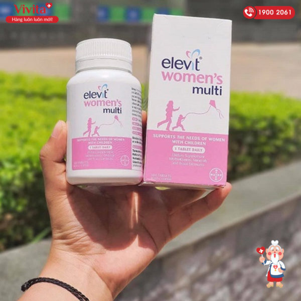 Elevit Women's Multi Bổ Sung Vitamin [MỚI 2024] Hộp 100 viên