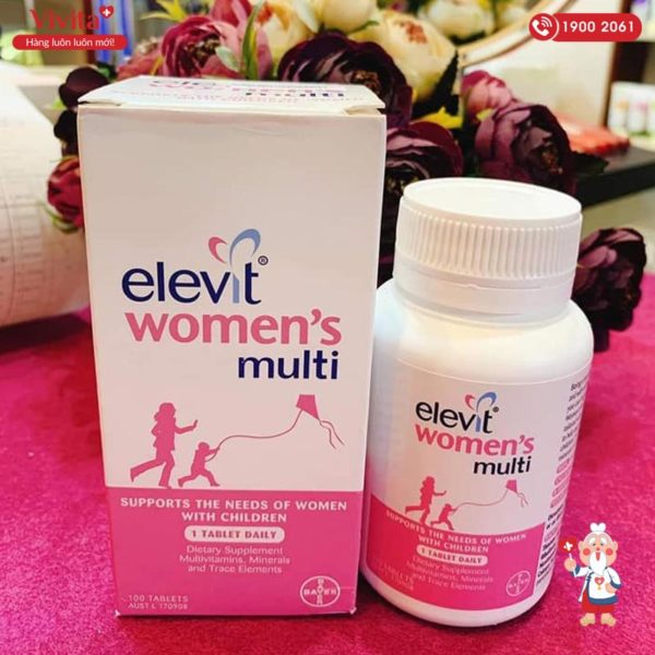 Elevit Women's Multi Bổ Sung Vitamin [MỚI 2024] Hộp 100 viên