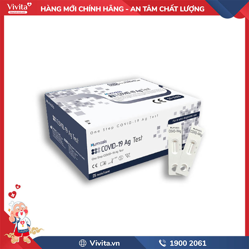 Bộ Test Nhanh Humasis COVID-19 Ag Test | Hộp 25 Test  