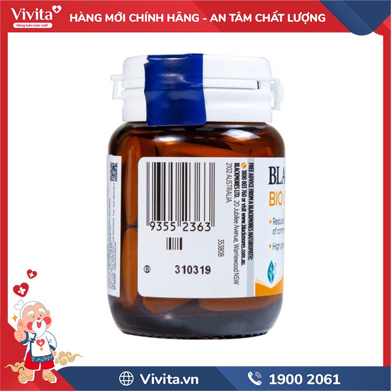 Viên Uống Bổ Sung Vitamin C Blackmores Bio C 1000mg (Hộp 31 Viên)