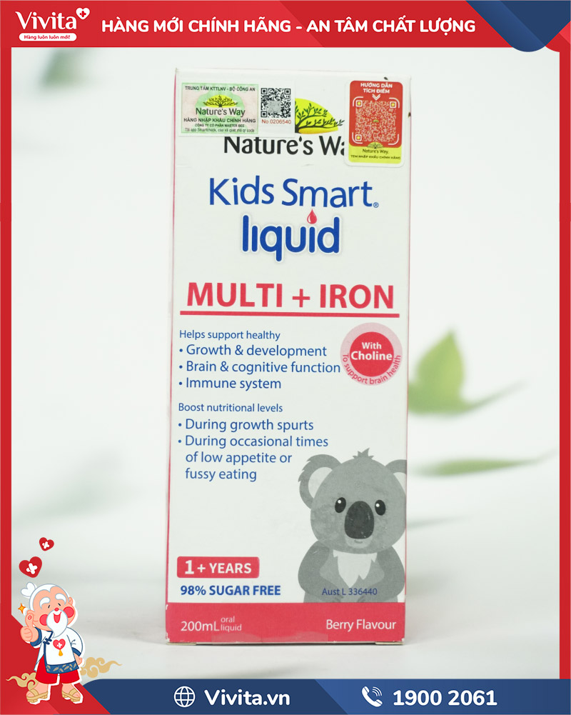 đối tượng sử dụng nature's way kids smart liquid multi + iron
