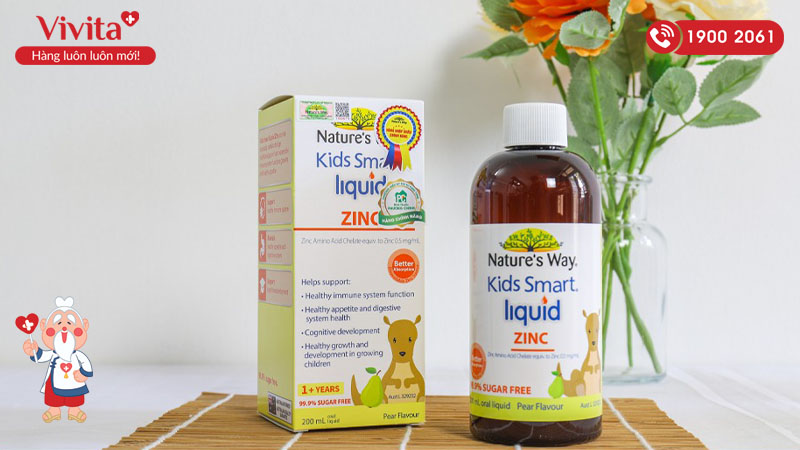 sản phẩm kẽm nước Nature's Way Kids Smart Liquid Zinc