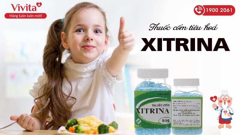 Thuốc cốm kích thích tiêu hóa Xitrina