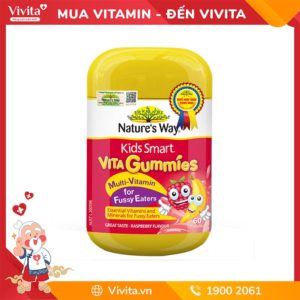 Nature’s Way Kids Smart Vita Gummies Multivitamin For Fussy Eaters | Hộp 60 Viên