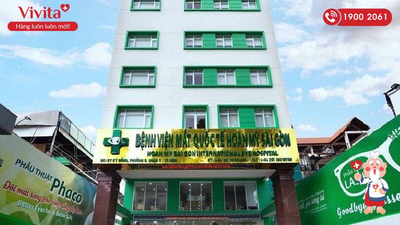 Bệnh viện Mắt Quốc tế Hoàn Mỹ nơi bác sĩ Võ Thị Thu Thảo đang công tác 