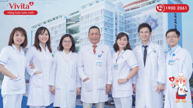 Đôi ngũ bác sĩ tại Bệnh viện Nhân Dân Gia Định