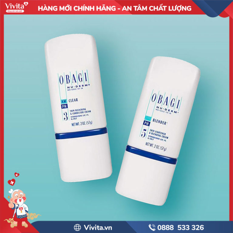 [SO SÁNH] Sự Khác Nhau Giữa Obagi Clear 3 Và Obagi Blender 5