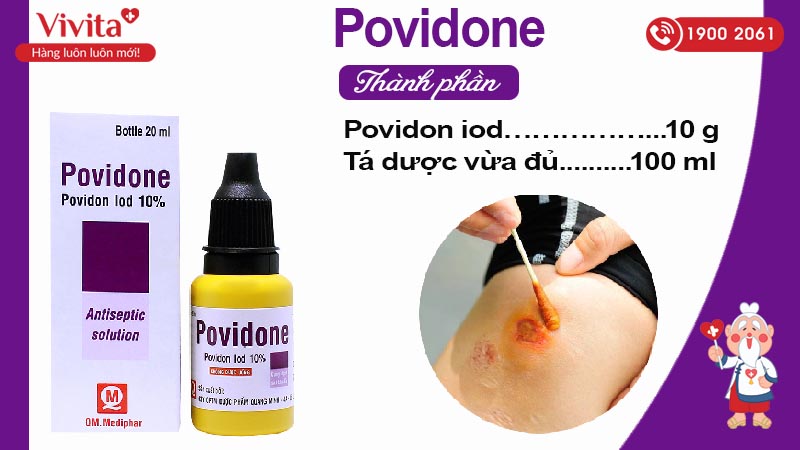 Thành phần Povidone 20ml