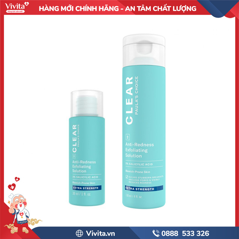 Paula’s Choice Clear Extra Strength Anti-Redness Exfoliating Solution