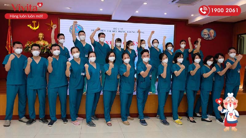 Đội ngũ Y bác sĩ Bệnh viện Tai Mũi Họng Thành phố Hồ Chí Minh