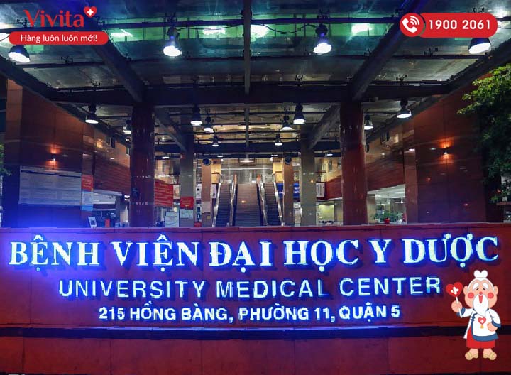 Bệnh viện Đại học Y Dược TPHCM nơi bác sĩ Hạnh Duyên đang công tác