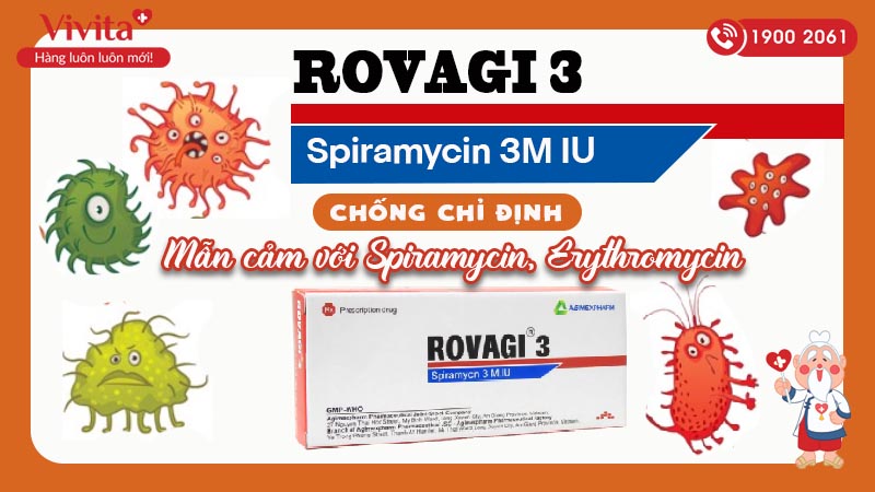 Chống chỉ định của thuốc Rovagi 3