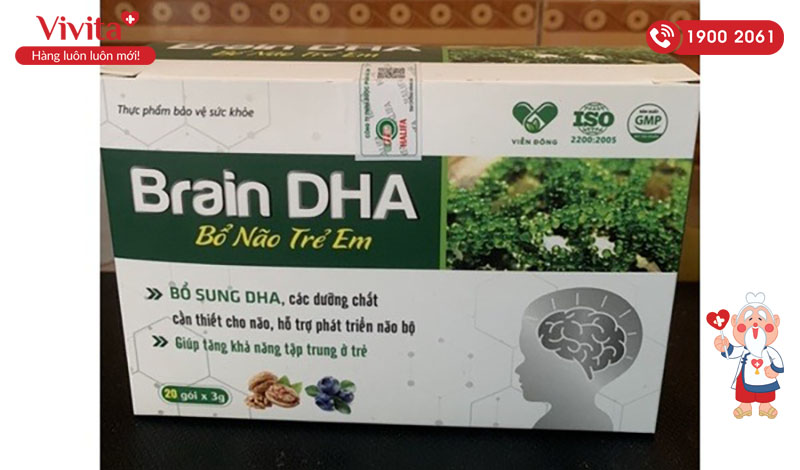 cốm Bổ Não Trẻ Em Brain DHA