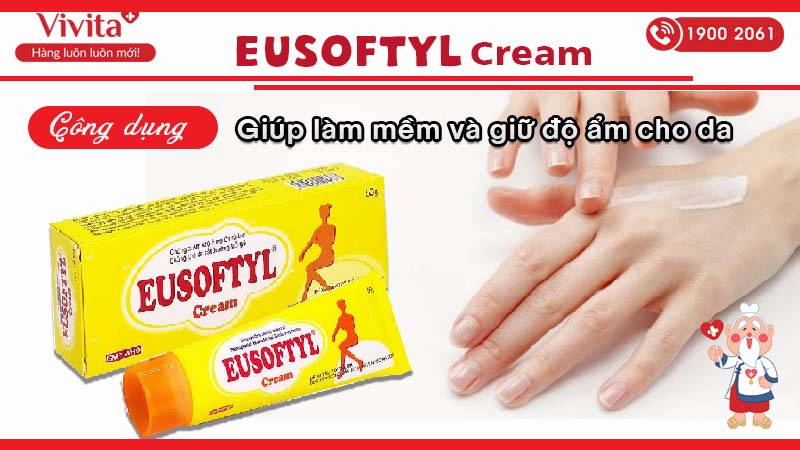 Công dụng (Chỉ định) của kem bôi da Eusoftyl Cream