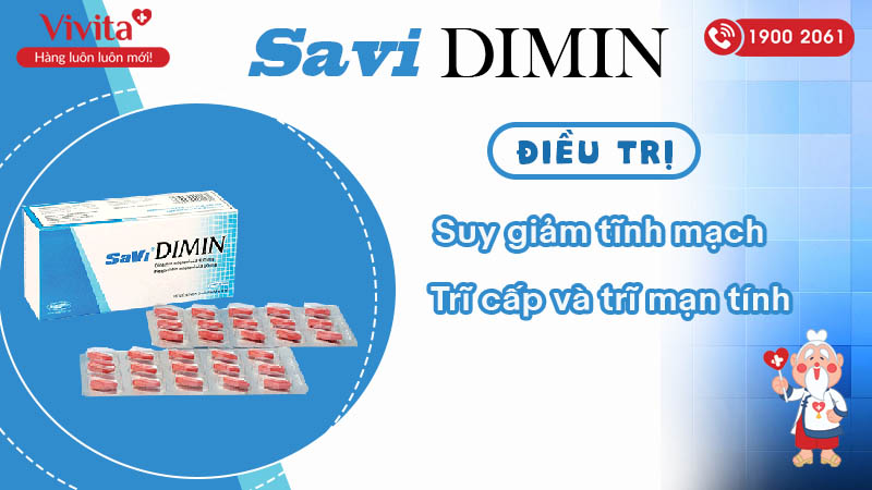 Công dụng (Chỉ định) của thuốc Savi Dimin