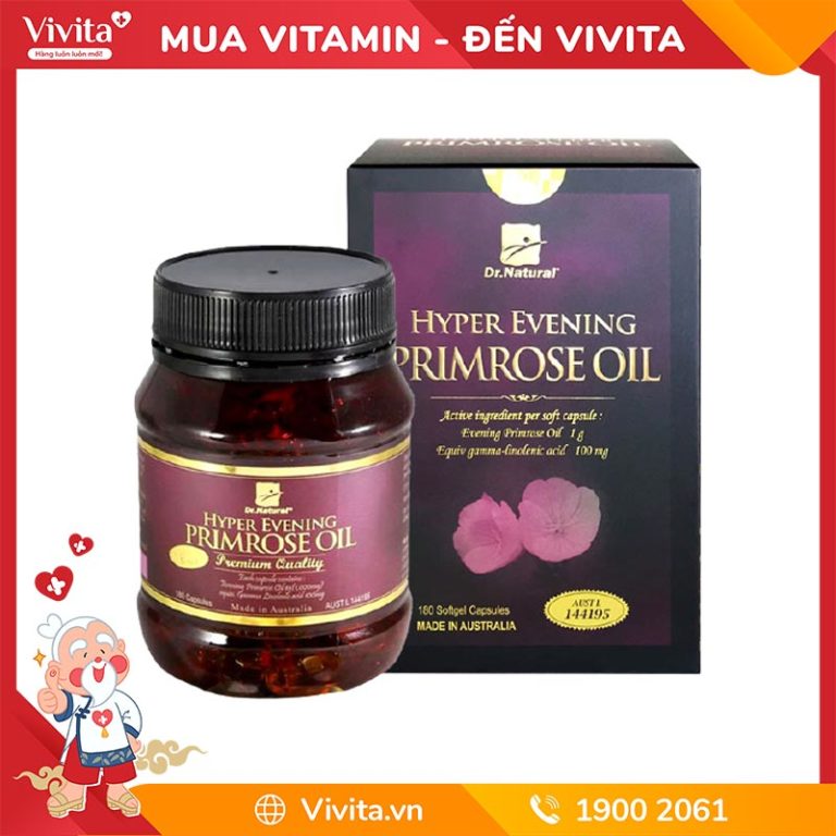 Dr.Natural Hyper Evening Primrose Oil Duy Trì Sự Cân Bằng Estrogen [MỚI