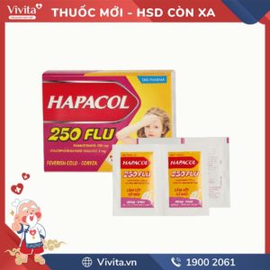 Thuốc giảm đau, hạ sốt Hapacol 250 Flu