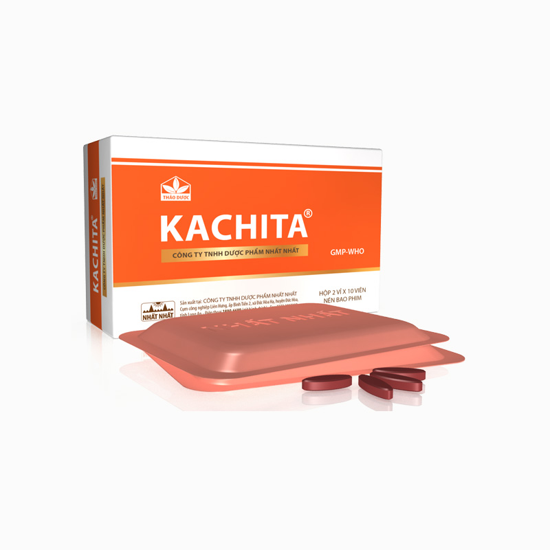Thuốc trị nhiệt miệng, chảy máu răng Kachita Nhất Nhất | Hộp 20 viên