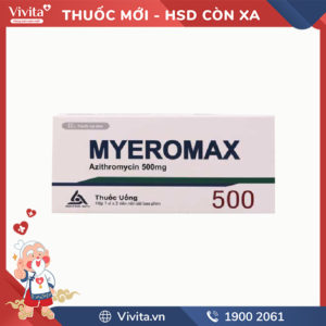 Kháng sinh trị nhiễm khuẩn Myeromax 500