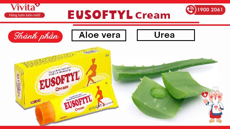 Thành phần kem bôi da Eusoftyl Cream