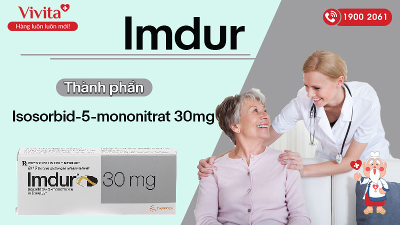 Thành phần của thuốc dự phòng đau thắt ngực Imdur 30mg