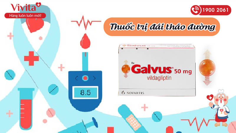 Thuốc trị tiểu đường Galvus 50mg