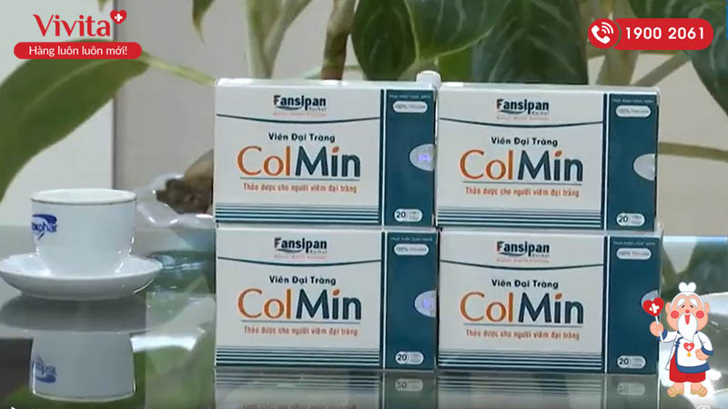 Đại Tràng ColMin Hỗ trợ điều trị và giảm thiểu các triệu chứng của bệnh viêm đại tràng