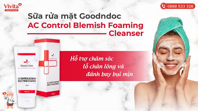 Goodndoc AC Control Blemish Foaming Cleanser