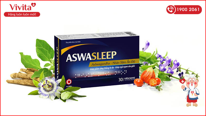 Sâm AswaSleep hỗ trợ giảm stress, tăng cường sinh lực