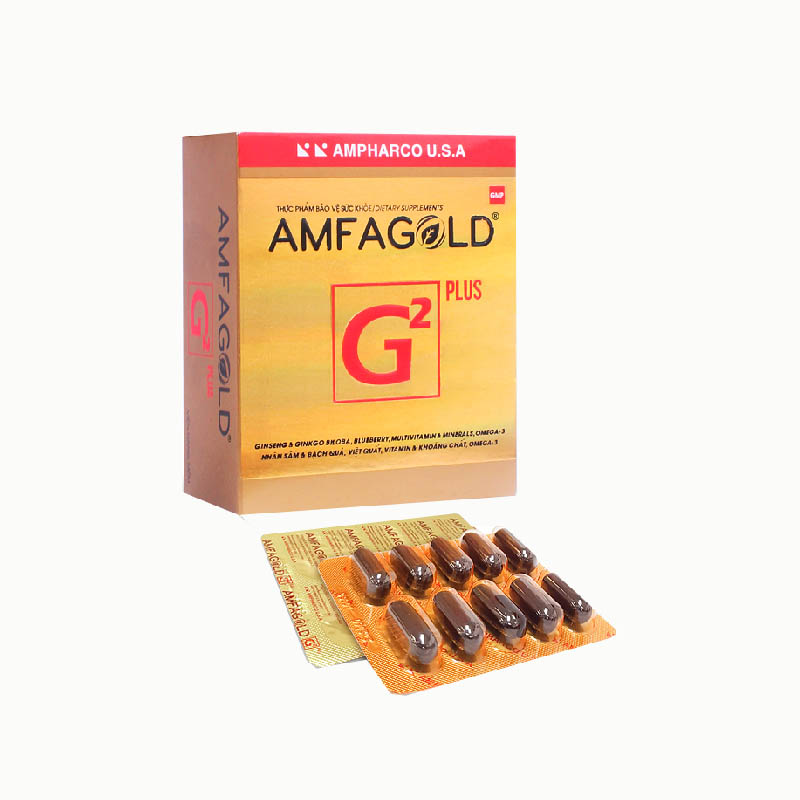Viên uống bồi bổ sức khỏe Amfagold G2 Plus (Hộp 30 viên)